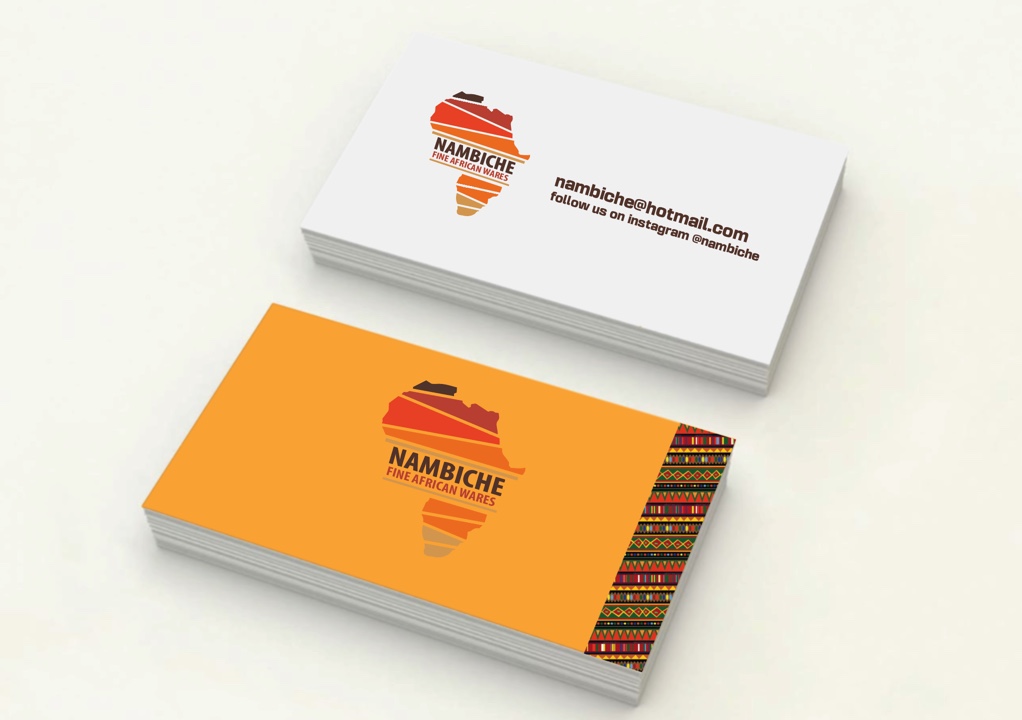 Nambiche business card print samples